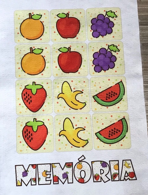 JOGO DA MEMORIA FRUTAS