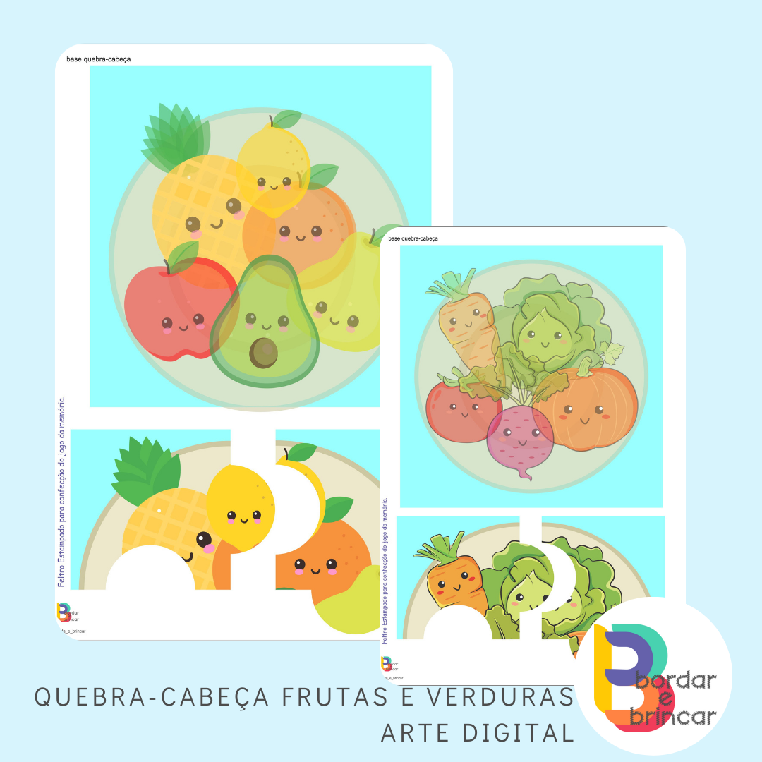 Quebra-Cabeça Frutas e legumes