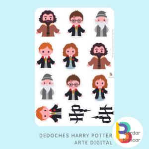 Dedoches releitura Harry Potter - Arte Digital