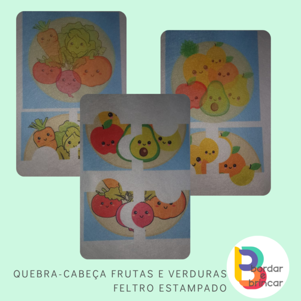 Quebra-Cabeça Frutas e legumes