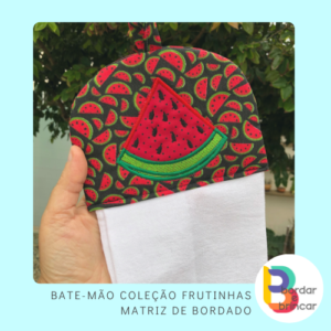 Bate-mão Coleção Frutinhas - matriz de bordado